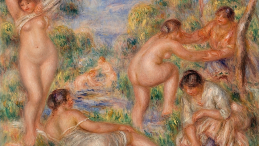 Pierre-Auguste Renoir Bathing Group (1916)