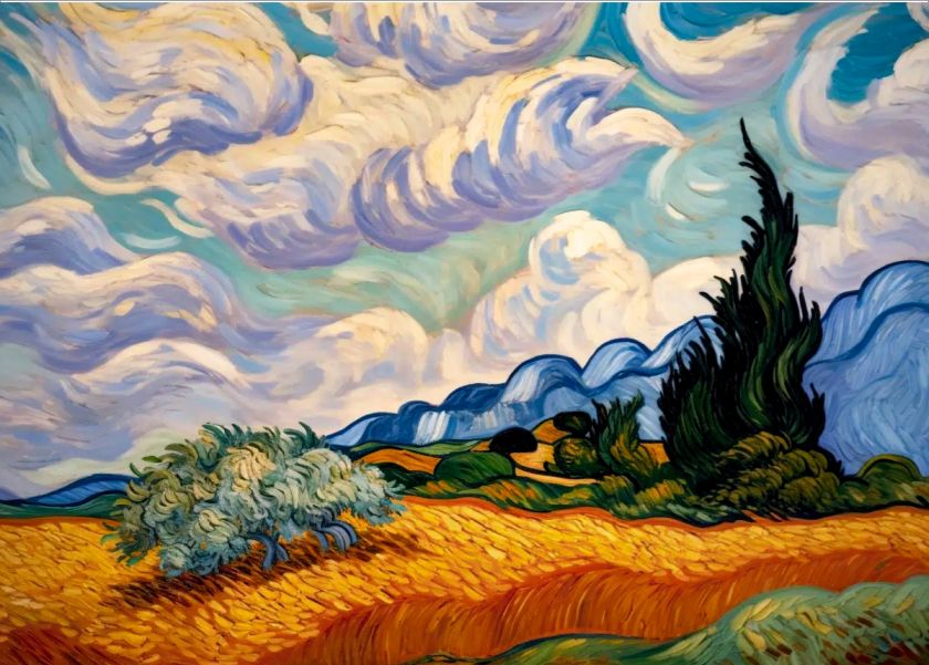 Van Goghs Montmartre Landscape With Sunflowers Up For Sothebys Auction For $30M