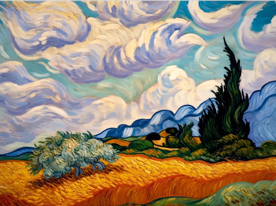 Van Goghs Montmartre Landscape With Sunflowers Up For Sothebys Auction For $30M