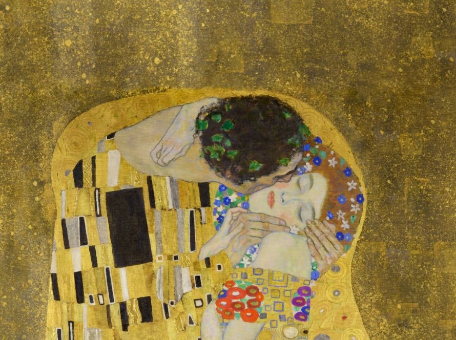 Gustav Klimt The Kiss - High Resolution (7376X7401, 39.1Mb)