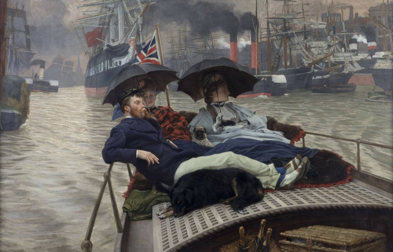 James Jacques Joseph Tissot - The Thames 1876