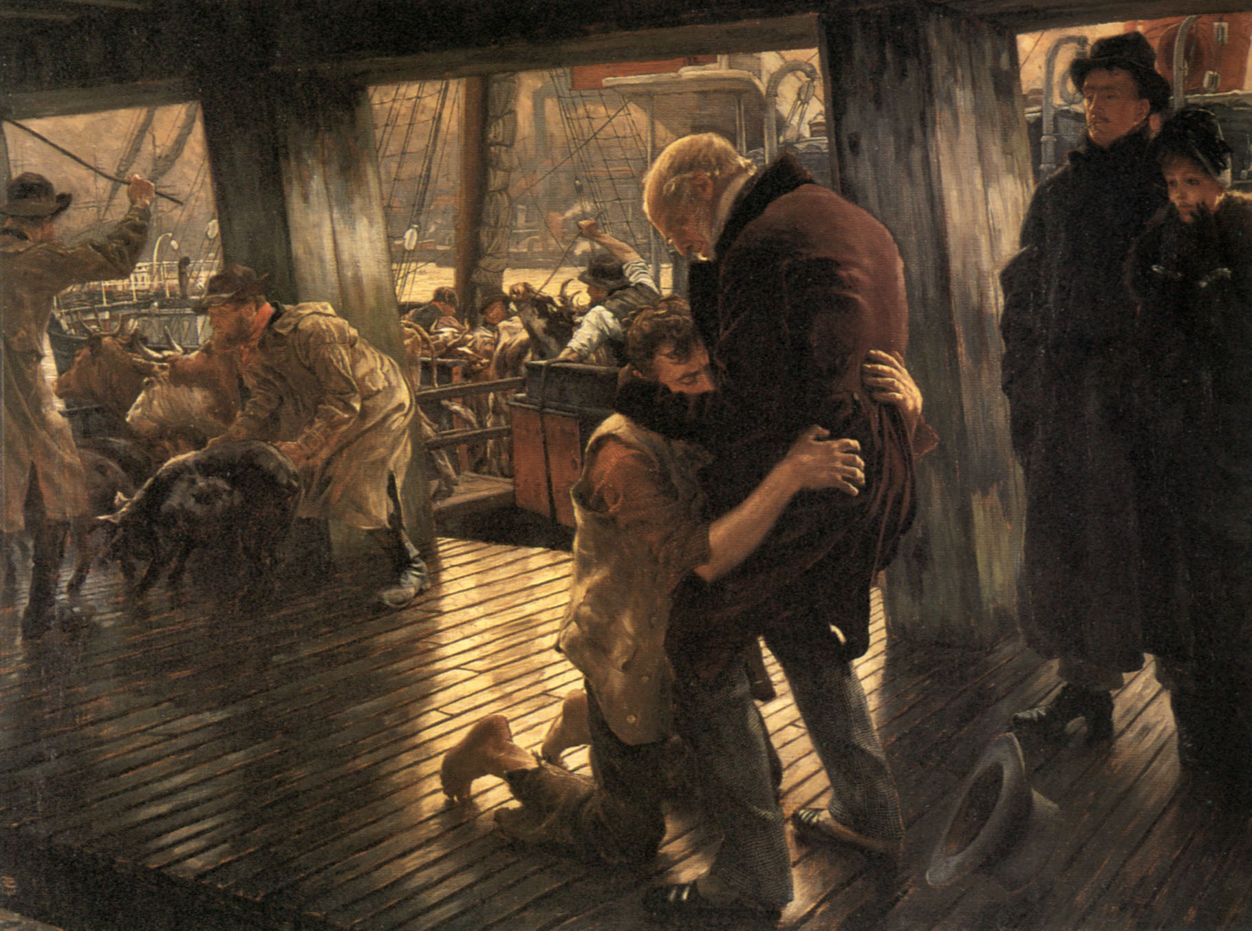 The Prodigal Son in Modern Life- The Return (1882)