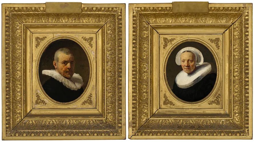 Jan Willemsz Van Der Pluym And His Wife Jaapgen Carels