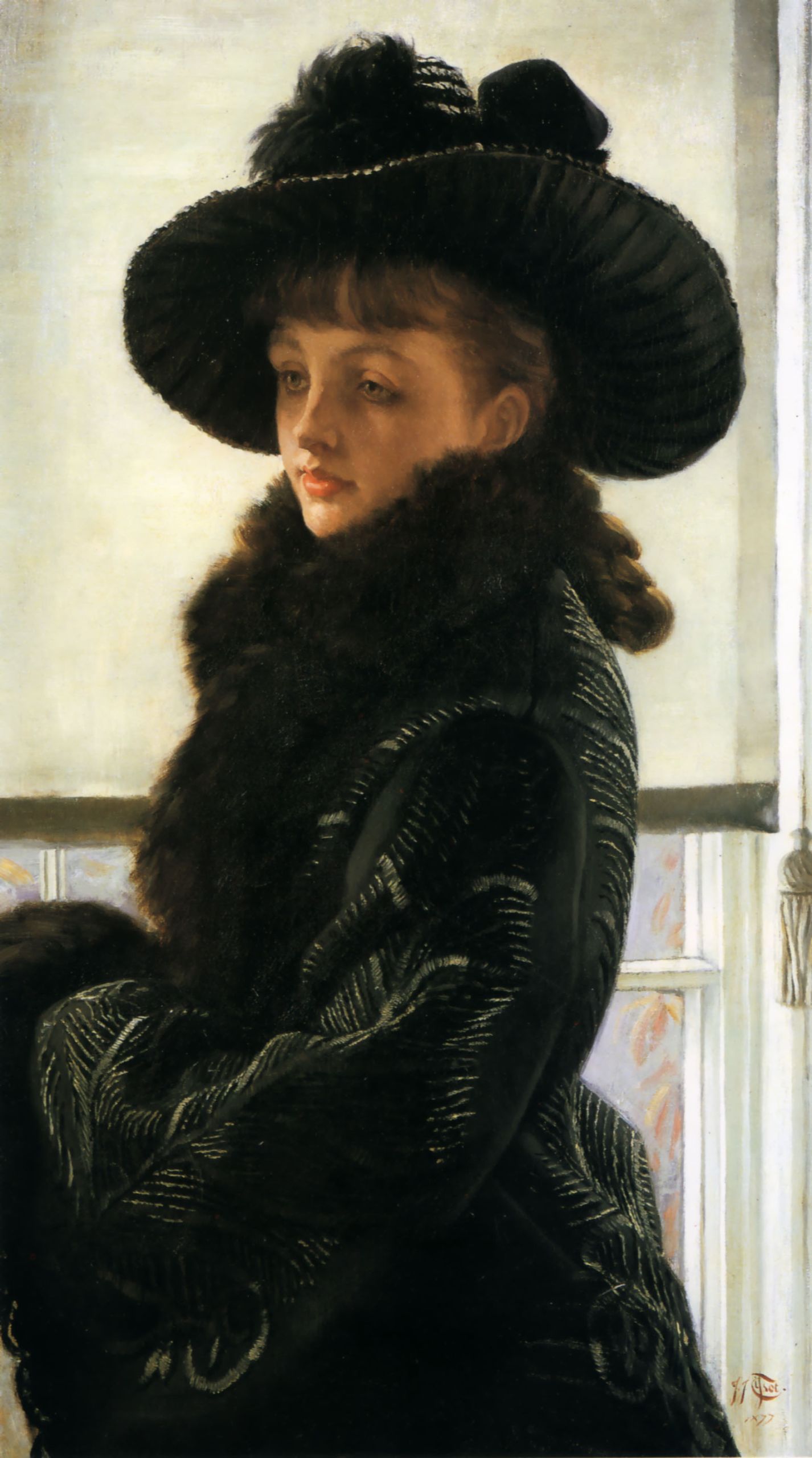 James Tissot - Mavourneen (Portrait of Kathleen Newton) 1877